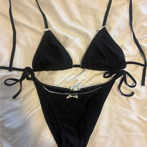 Target wild fable black bikini